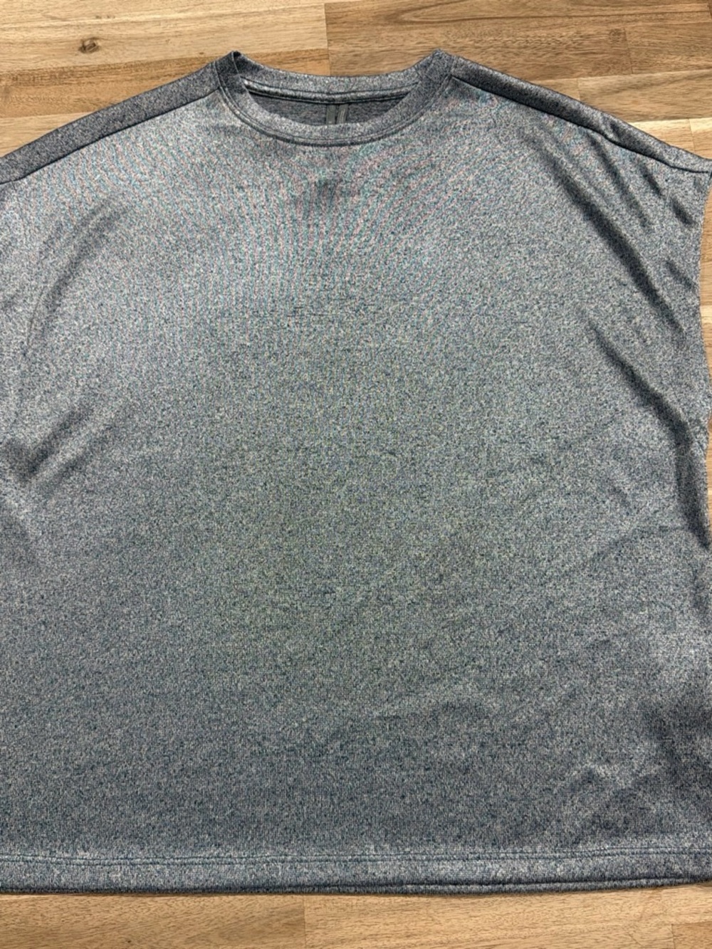 Anthropologie Gray and Blue Reflective Tank Top